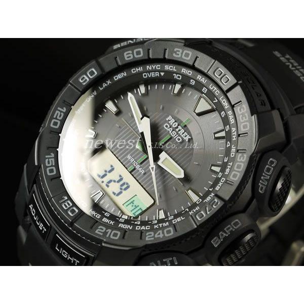 CASIO カシオ 腕時計 プロトレック/パスファインダー タフソーラー PRG-550-1A1 ブラック｜newest