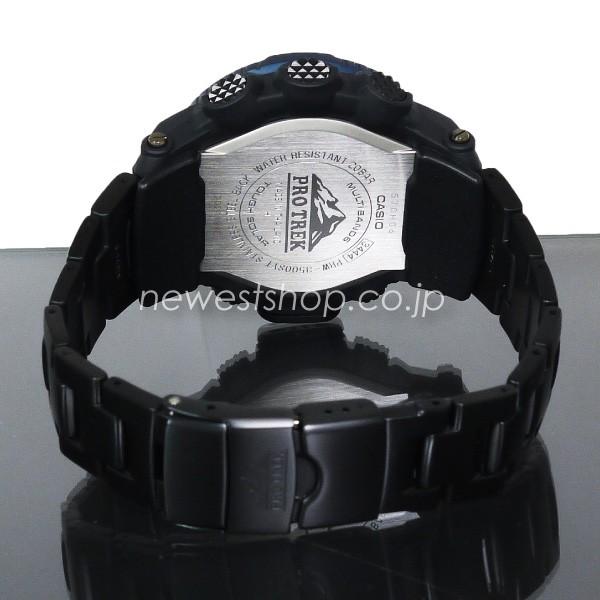 CASIO カシオ PRO TREK プロトレック Blue Moment ブルーモーメント 電波ソーラー PRW-3500SYT-1  ブラック×ブルー 海外モデル 腕時計