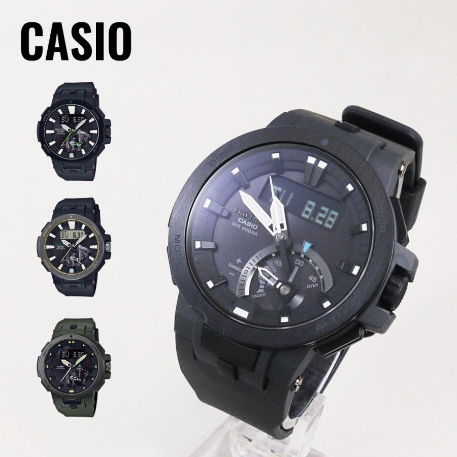 CASIO カシオ PRO TREK プロトレック 電波受信 タフソーラー PRW-7000-8 カーボンファイバーインサートバンド ブラック×グレー  腕時計 海外モデル メンズ : prw-7000-8 : 腕時計ショップ newest - 通販 - Yahoo!ショッピング