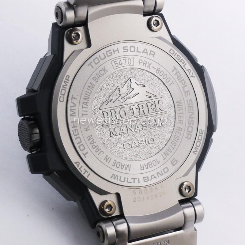 CASIO カシオ プロトレック MANASLU マナスル PRX-8000T-7A ブラック 