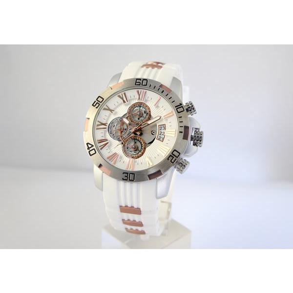 Salavatore Marra サルバトーレマーラ SM15109-WHPG ホワイト×ピンクゴールド 腕時計｜newest