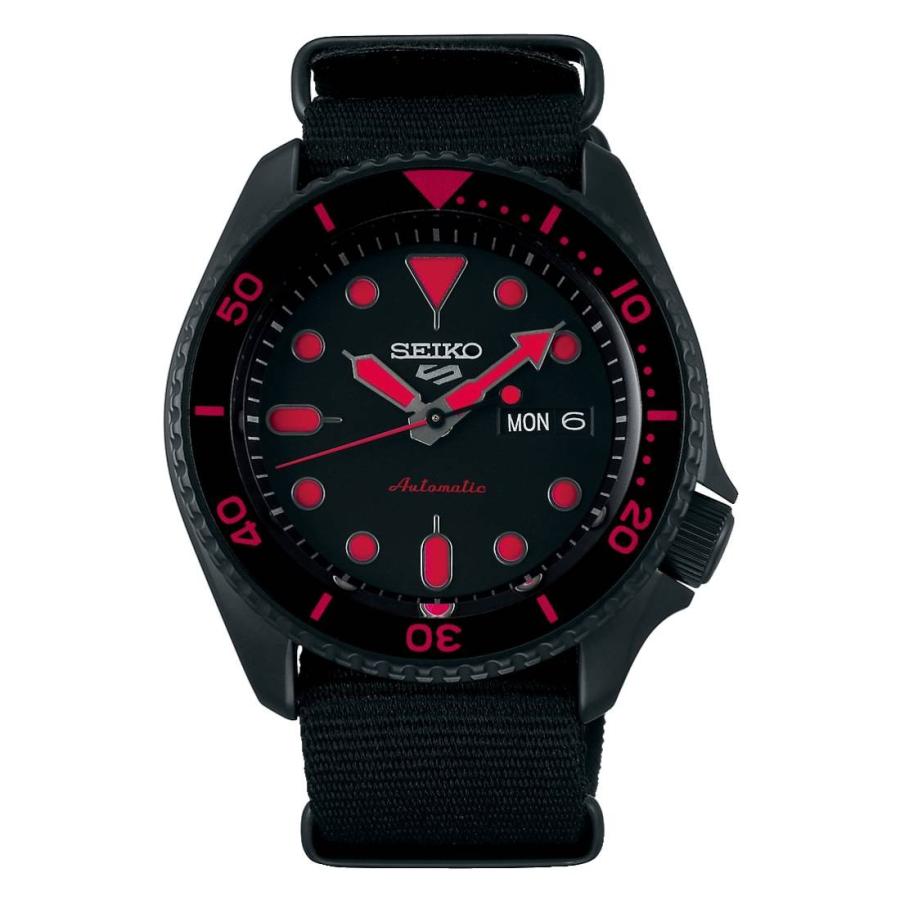 Seiko セイコー 5sport 5スポーツ Srpdk1 ブラック レッド 腕時計 メンズ 男性 彼氏 誕生日プレゼント お祝い ギフト 父の 日 敬老の日 Srpdk1 腕時計ショップ Newest 通販 Yahoo ショッピング