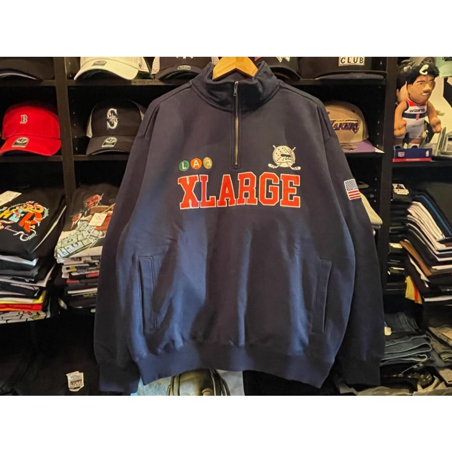 XLARGE HOCKEY HALF ZIP SWEATSHIRT｜newfantastic｜06