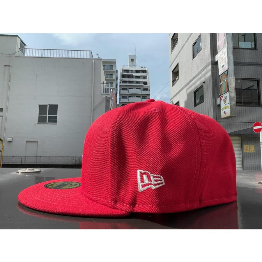 NEW ERA 59FIFTY Tetsuya Nakamura NANZUKA GALLERY ロサンゼルス・エンゼルス スカーレット