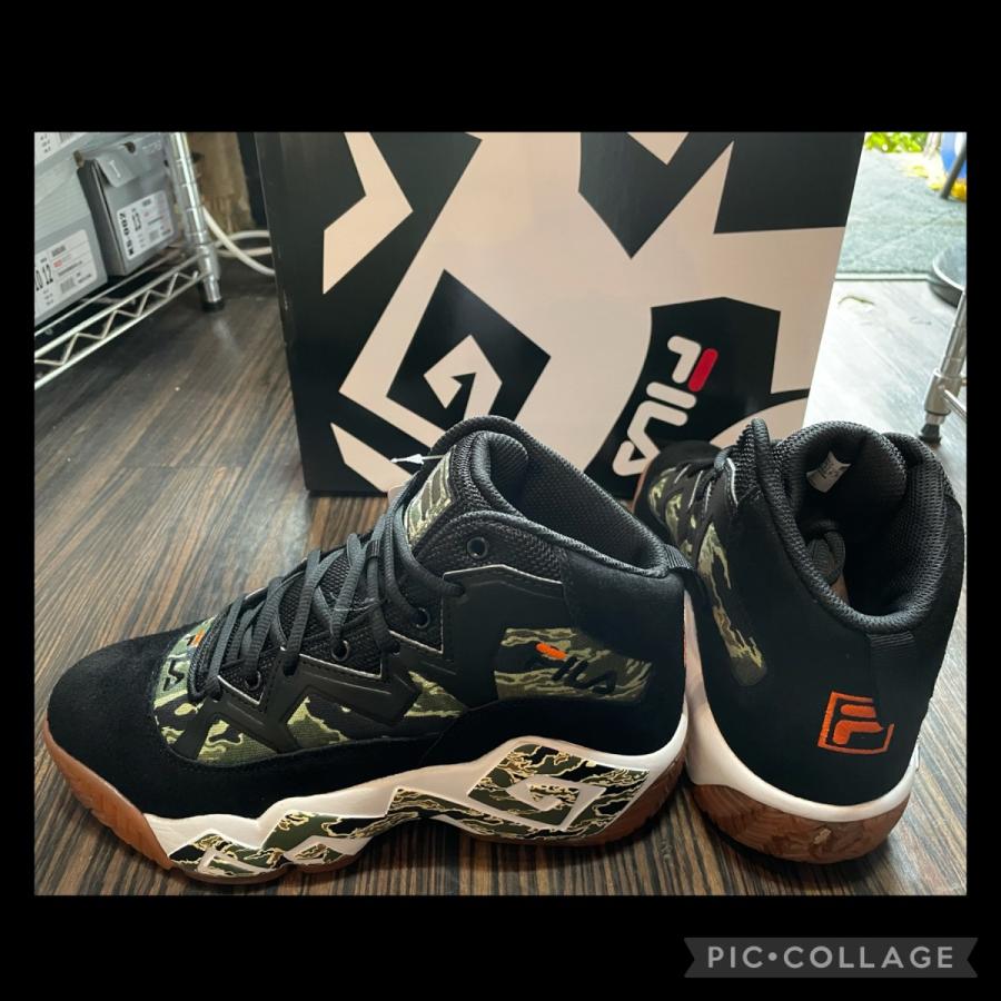FILA MB 【MASHBURN】フィラ マッシュバーン BLACK/WHITE/CHIVE FL1BM01266 017|newfantastic