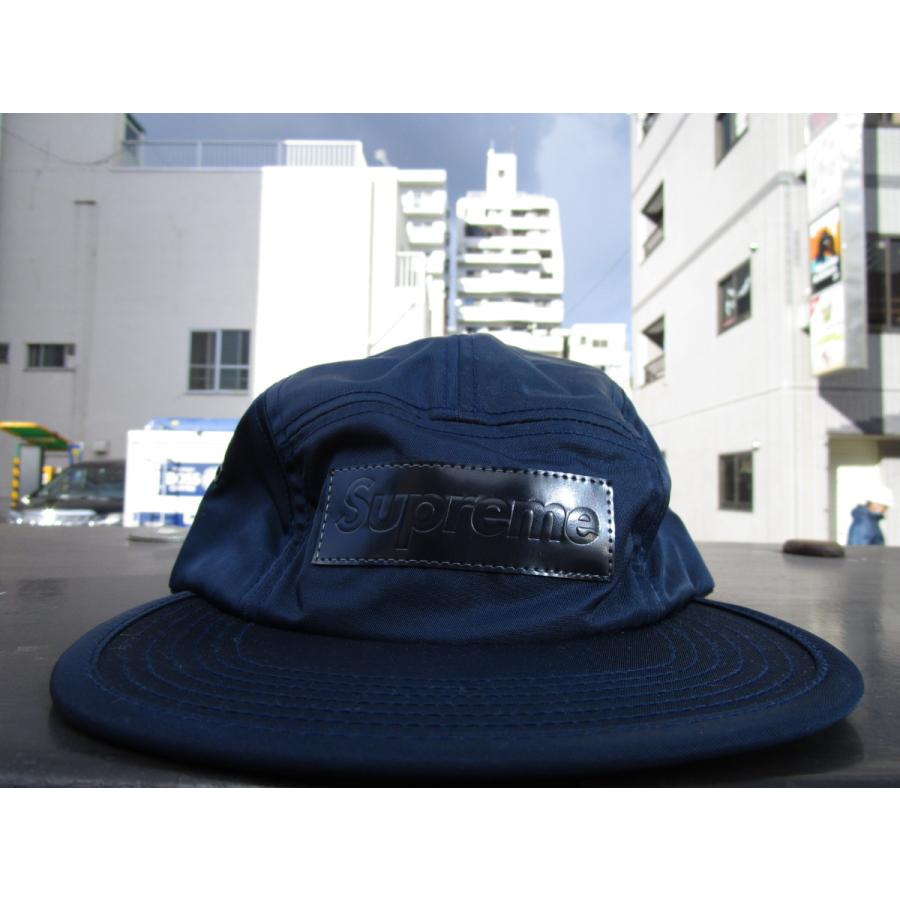 Supreme PATENT LEATHER PATCH CAMP CAP NAVY :FW18H33:FANTASTIC NEW WEB SHOP  - 通販 - Yahoo!ショッピング