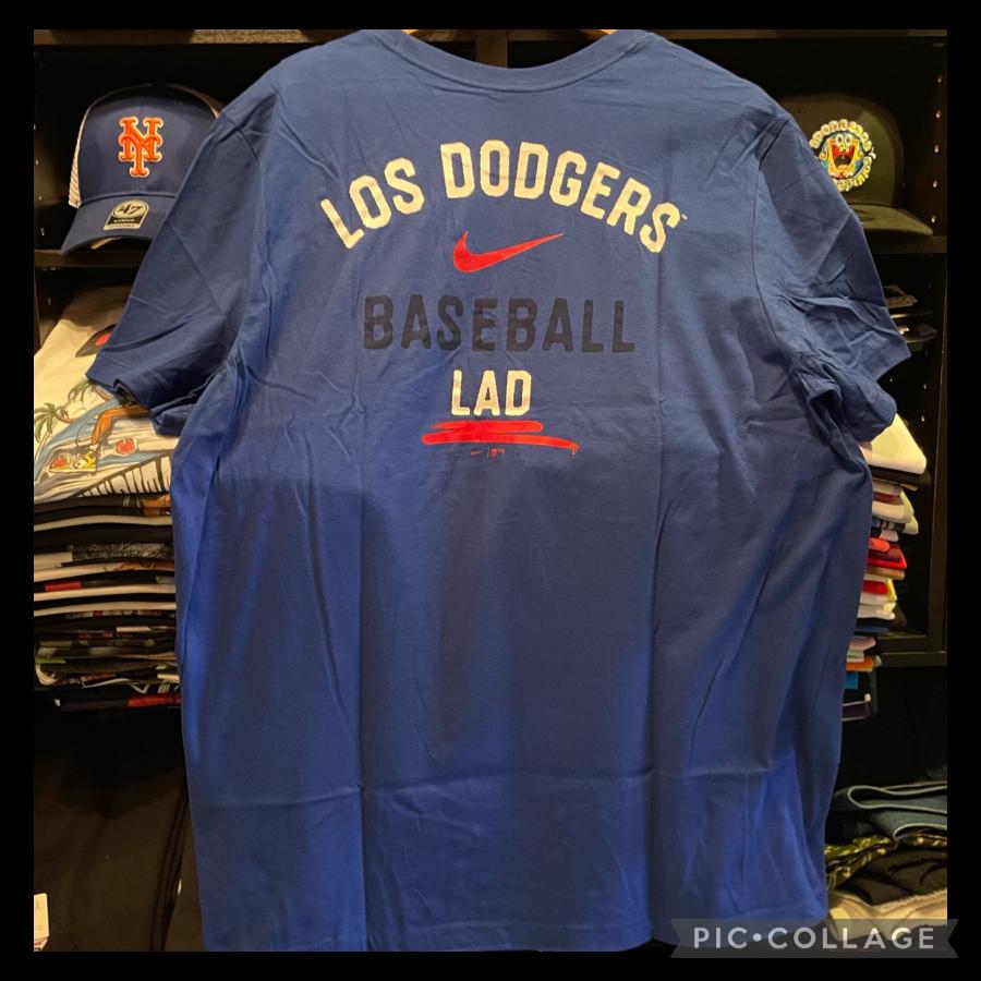 NIKE / ナイキ MLB DODGERS ロサンゼルス・ドジャーズ 半袖Tシャツ メンズ シティ コネクト2 N199-4EW-LD-GZR RUSH BLUE メジャー｜newfantastic｜03