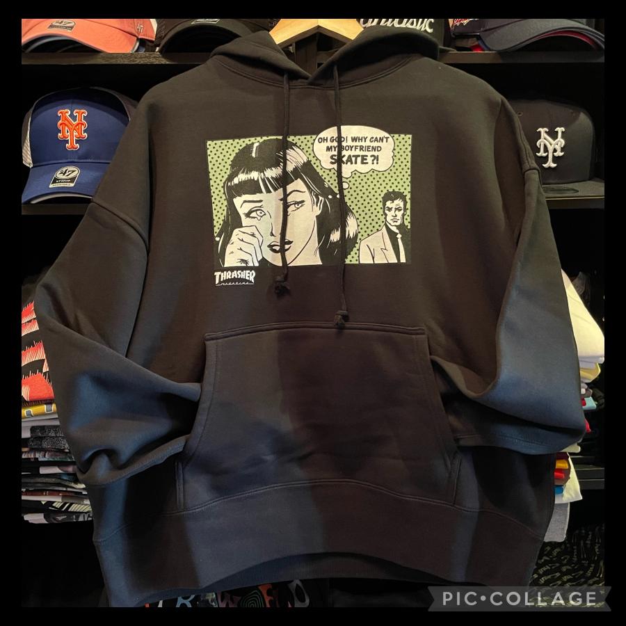 thrasher boyfriend hoodie
