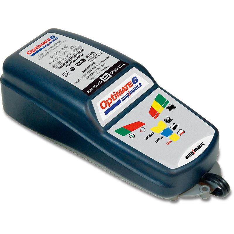 Optimate 6 バッテリー充電器 最大6A出力 Optimate 6 バッテリー充電器 最大6A出力 OptiMate 6 12V/24V