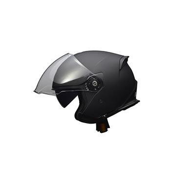 LEAD リード工業 FLX インナーシールドジェットヘルメット マットブラック LLサイズ｜newfrontier｜02