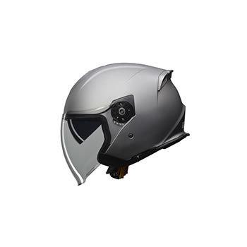 リード工業　FLX マットシルバー　LLサイズ リード工業 LEAD FLX インナーシールドジェットヘルメット マット
