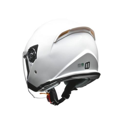 リード工業 LEAD FLX インナーシールドジェットヘルメット ホワイト LL