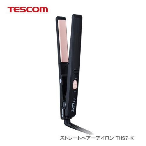 【KK/代引不可】TESCOM テスコム ストレートヘアーアイロン THS7-K ブラック｜newfrontier