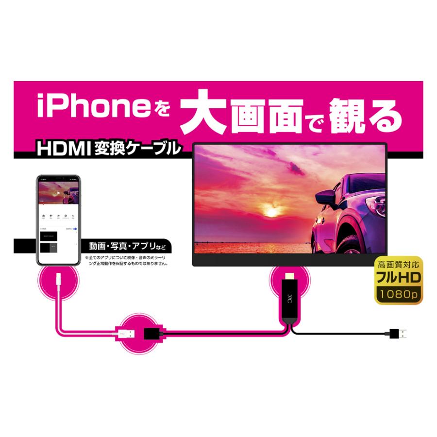 Kashimura（カシムラ） HDMI変換ケーブル iPhone専用 KD-207