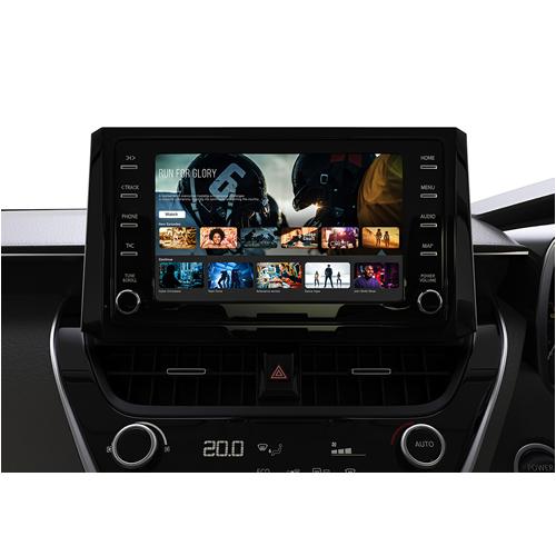 カシムラ Smart Car Player Apple CarPlay対応のディスプレイ