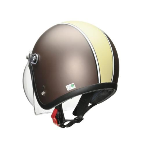 リード工業 LEAD MOUSSE ジェットヘルメット マットブラウン