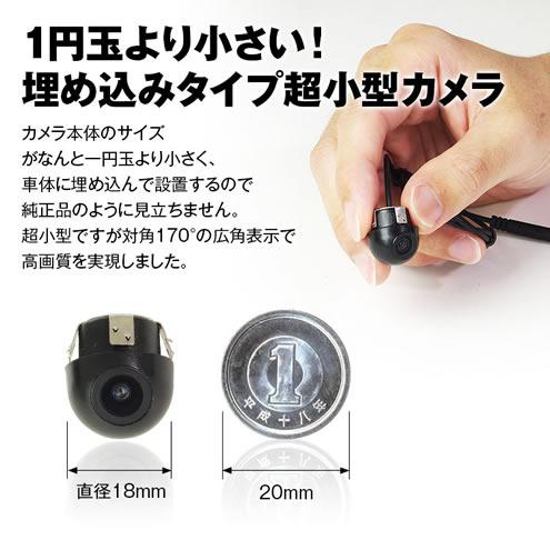 MAXWIN（マックスウィン） 超小型埋め込み式 サイドカメラ CAM53