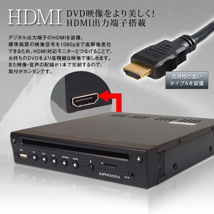 MAXWIN（マックスウィン） 超薄型DVDプレーヤー DVD306 : NEWFRONTIER