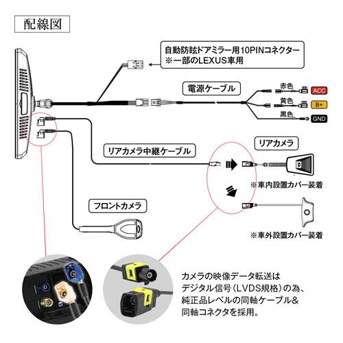 MAXWIN（マックスウィン） デジタルミラー MDR-PRO2 純正交換タイプ