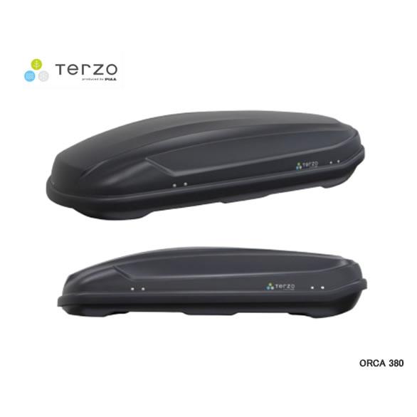 上品 PIAA TERZO ルーフボックスORCA380ブラック EA380B※沖縄 離島 一