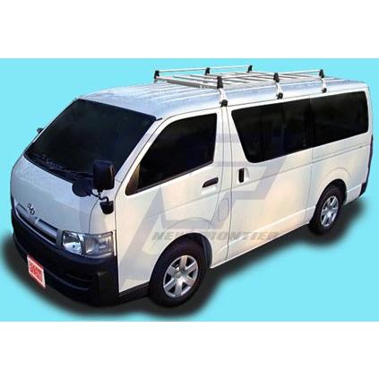 ロッキープラス キャリア ６本脚 * トヨタ ハイエース/レジアスエースバン 標準ルーフ/ロングボディ 200系 平成16年8月〜 【SE-480】