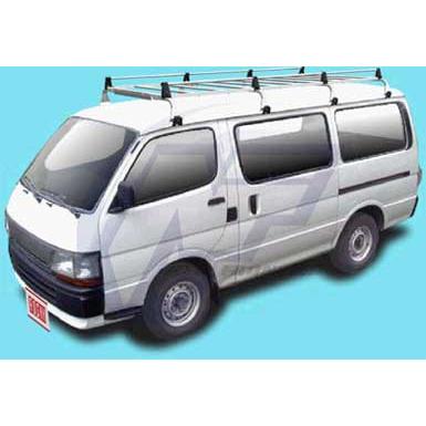 ロッキープラス キャリア ８本脚 * トヨタ ハイエース/レジアスエースバン 標準ルーフ/標準ボディ 100系 平成1年8月〜16年8月 【SE-540】