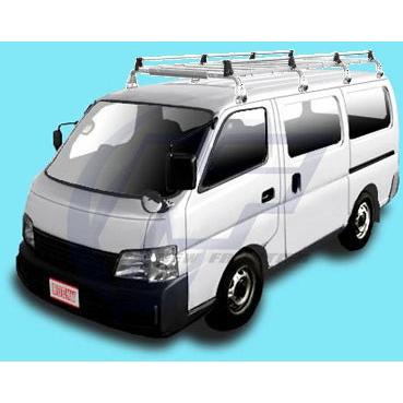 ロッキープラス キャリア ８本脚 * 日産 キャラバン・ホーミー 標準ルーフ スーパーロング E25系 平成13年5月〜24年6月 【SE-540】