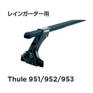 Thule スーリー キャリア ベースキャリア レインガータフットセット  