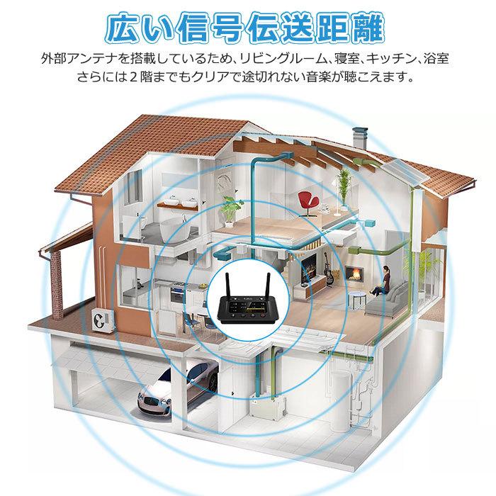 B03Pro Bluetooth 5.0 トランスミッター レシーバー 送受信機 DAC 2台同時送信 低遅延 aptx hd 高音質 イヤホン ヘッドフォン スピーカー PC テレビ |  | 05