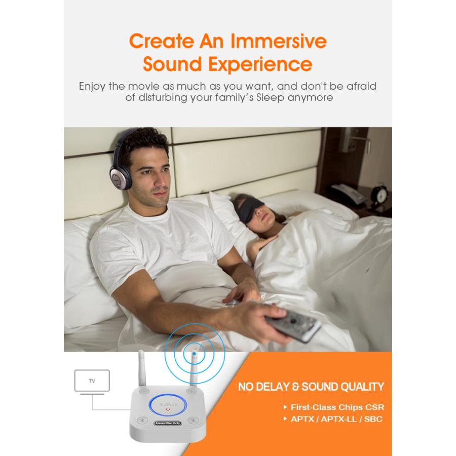 B06Pro Bluetooth オーディオ レシーバー ワイヤレス 受信機 2台同時接続 Hi-Fi 3Dサウンド 高音質 低遅延 スピーカー ヘッドホン 長距離 |  | 03