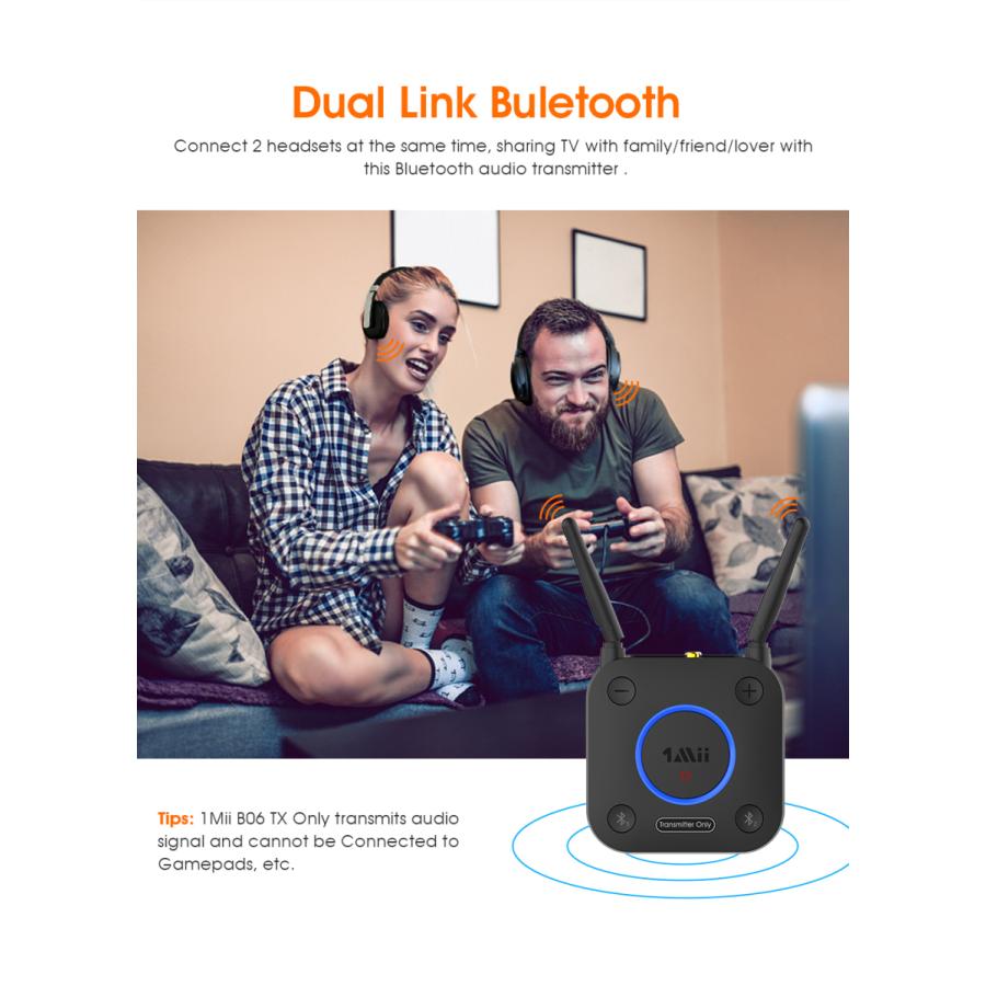 B06Pro Bluetooth オーディオ レシーバー ワイヤレス 受信機 2台同時接続 Hi-Fi 3Dサウンド 高音質 低遅延 スピーカー ヘッドホン 長距離 |  | 09