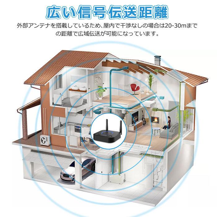 B06tx Bluetooth オーディオ トランスミッター ワイヤレス 送信機 2台同時接続 高音質 低遅延 ダブルアンテナ設計 スピーカー ヘッドホン 超長転送距 |  | 04