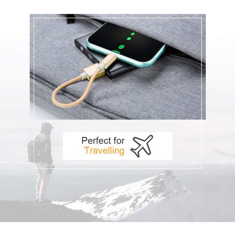 iPhone 充電 ケーブル USB データ同期ケーブル 0.2M : NiceTrade