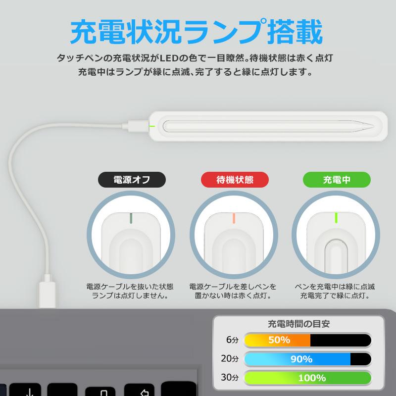 Apple Pencil 充電器 第2世代 タッチペン マグネット充電 スタンド