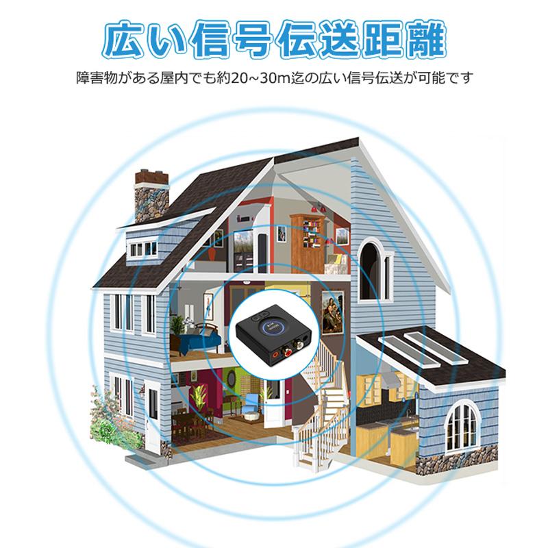 1Mii Bluetooth オーディオ受信機 ML200 RCA AUX ブルートゥース ワイヤレス レシーバー usb 車載用 スピーカー 車 スマホ タブレット PC バッテリー内蔵 |  | 07