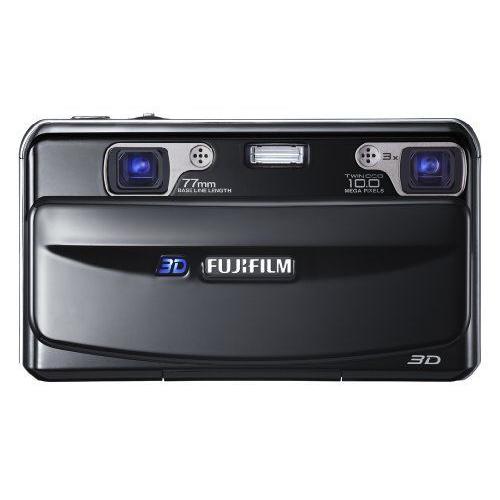 【SALE】 Fuji 2.8インチLCD付き 光学ズーム3倍 リアル3Dデジタルカメラ デュアル10MP W1 FinePix コンパクトデジタルカメラ