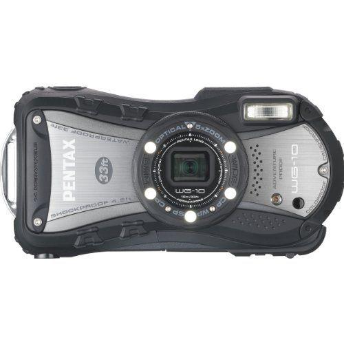 【65%OFF!】 PENTAX 防水デジタルカメラ WG-10 ブラック WG-10BK 1cmマクロ 126 マクロスタンド付属 最高