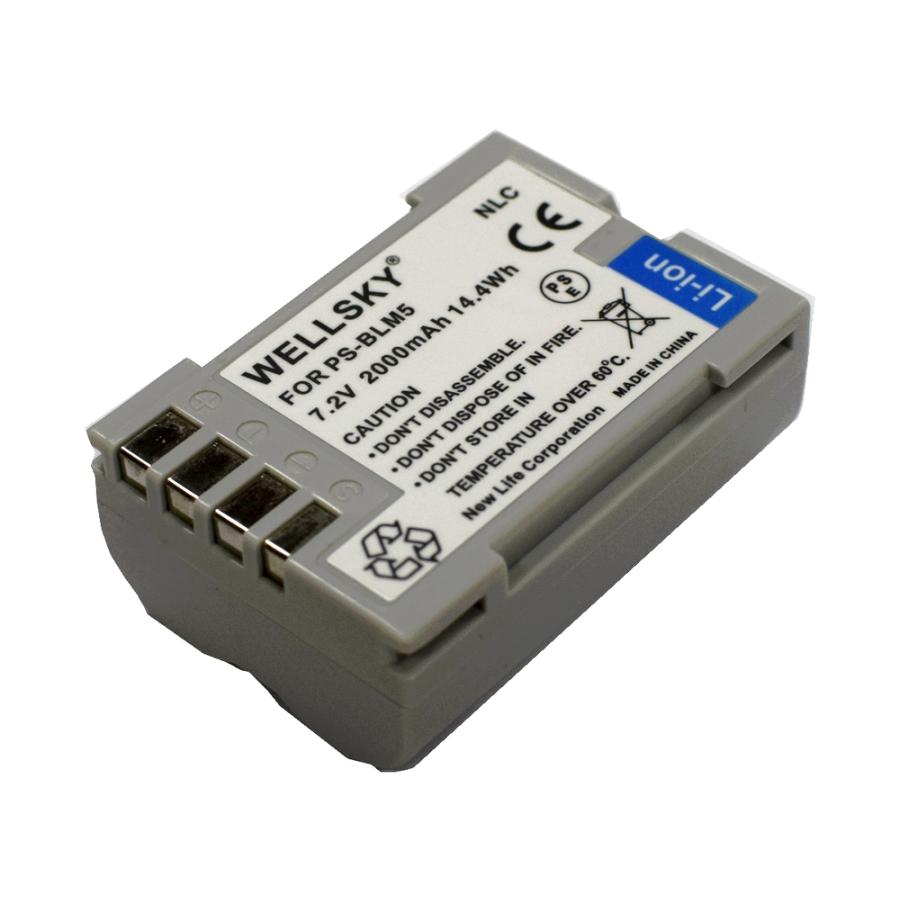 BLM-1 BLM-5 2個 互換バッテリー 2200mAh [ 純正品と同じよう使用可能