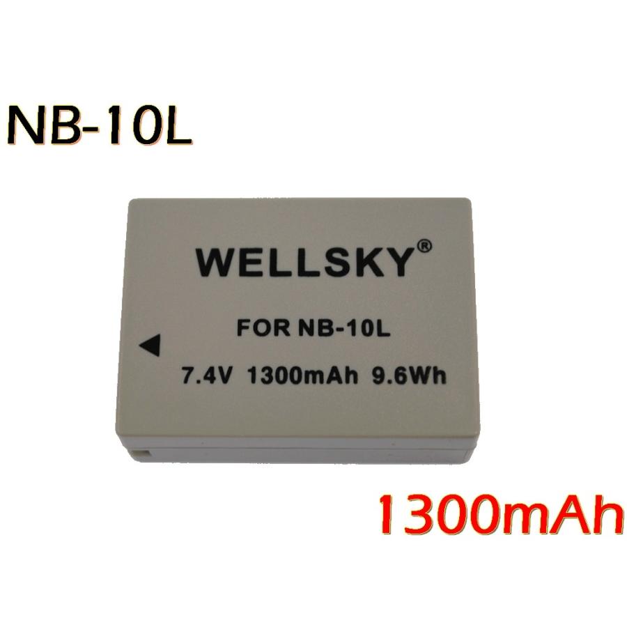 NB-10L 2個セット 互換バッテリー [ 純正充電器で充電可能 残量表示可能 純正品と同じよう使用可能 ]  CANON キヤノン｜newlifestyle｜02