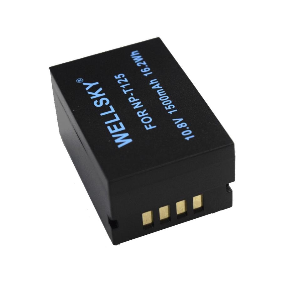 NP-T125 [ 2個セット ] 互換バッテリー 1500mAh [ 純正充電器で 