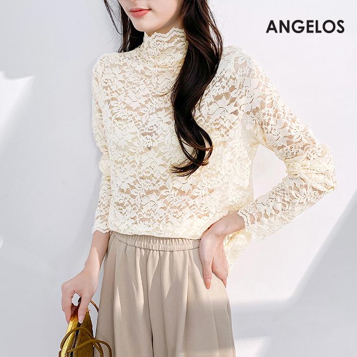 Dark Angel（ダークエンジェル） 花柄ストレッチ長袖Tシャツ トップス