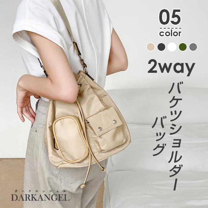 Dark Angel 2wayバケツショルダーバッグ バッグ トートバッグ Dark Angel 2wayバケツショルダーバッグ バッグ トートバッグ