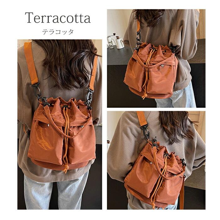 ポーチ & 巾着 リメイク ショルダー バッグ ピンク系帆布 倉敷帆布と栃木レザーのフラップショルダーバッグ＆ミニバッグポーチ