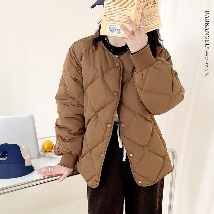 Dark Angel（ダークエンジェル） ノーカラーキルティングジャケット