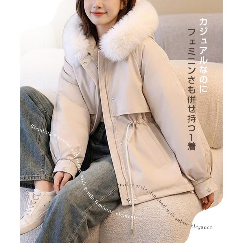 Dark Angel（ダークエンジェル） コート 中綿 裏ファー ファー付コート