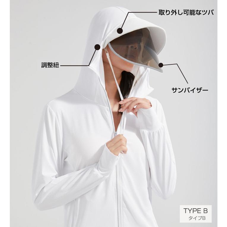 LOUDMOUTH UVパーカー レディース(999) M/L レディース UVパーカー ブラック | LOUDMOUTH JAPAN