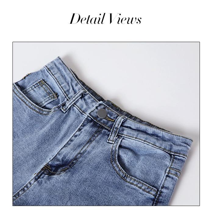 ストレート クロップド パンツ 春 新作 デニム パンツ レディース デニムパンツ スリム ストレート クロップド ストレッチ ライトブルー 美脚パンツ Pa1912 18 Dark Angel ダークエンジェル 通販 Yahoo ショッピング