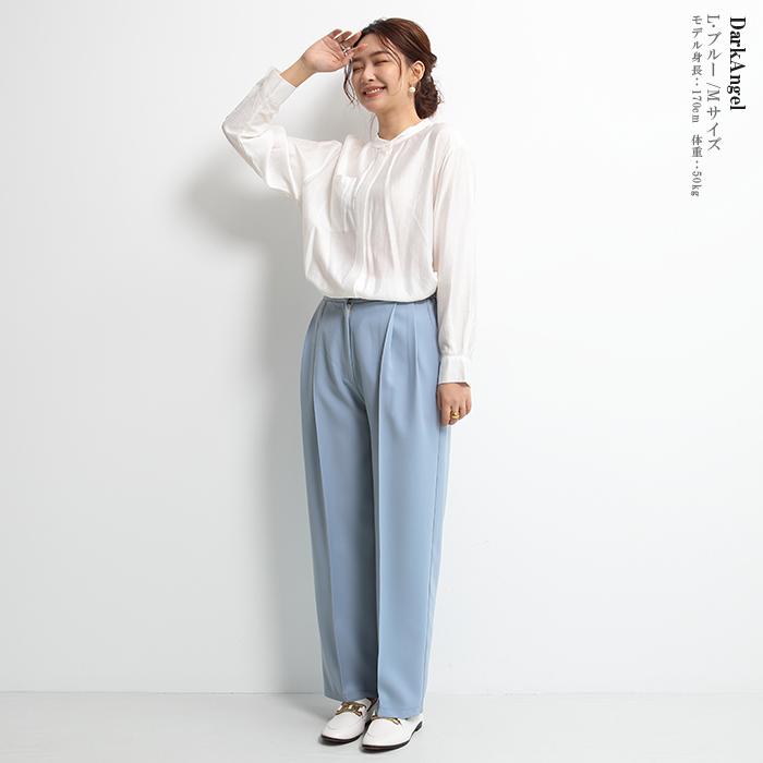 Dark Angel 春ボトムス パンツ レディース きれいめ ワイド Dark Angel 春ボトムス パンツ レディース きれいめ ワイド