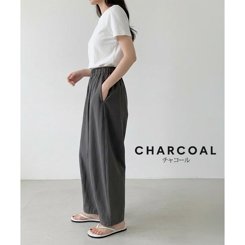 ワイドパンツ パンツ レディース パンツレディース イージーパンツ イージーコクーンパンツ ボトム カーブパンツ チノパンツ ロング丈 ウエストゴム 冬 爆買 | Dark Angel | 08