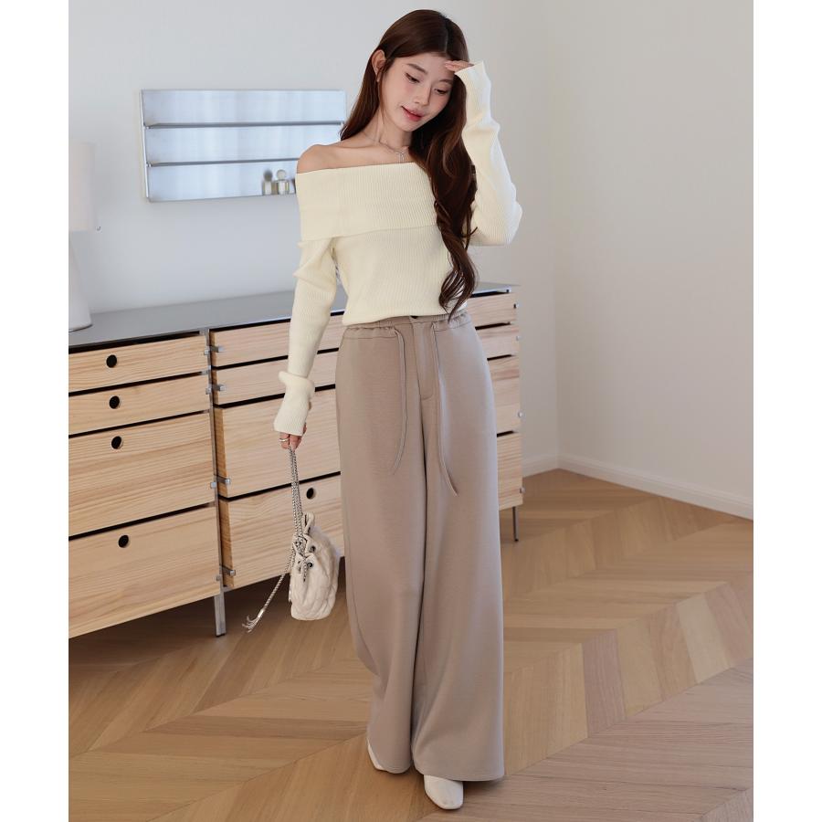 Dark Angel（ダークエンジェル） ワイドパンツ レディース タック